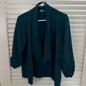 INC International Concepts Teal Open Front Cardigan